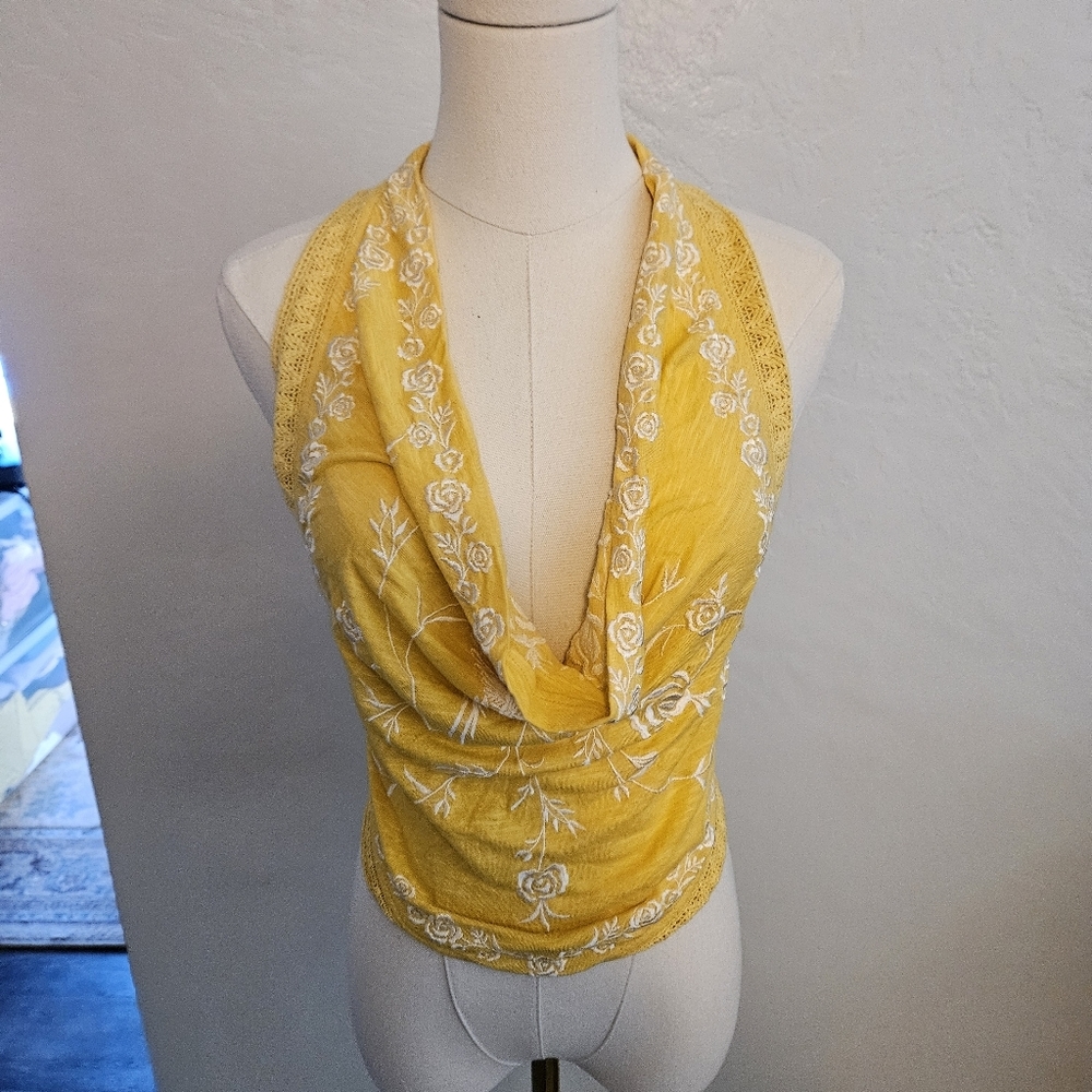 Free people Halter Drop Top - Picture 3 of 8